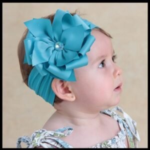 Baby Headband Turban Flower Newborn Baby Girl Headbands Elastic Kids Toddler