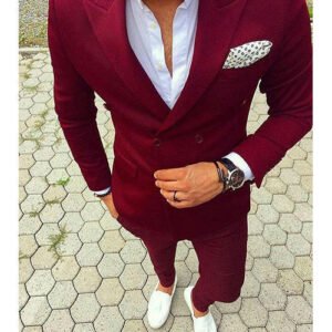 casual, party men’s suits mens-two-piece-royal-red-suit