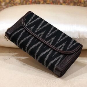 Long Wallet Purse Coin Button Clutch Bag