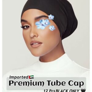 Women Hijab Bonnet Tie Back Cap.